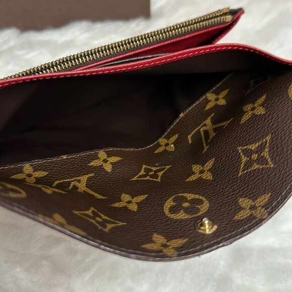 💯Authentic Louis Vuitton Emilie Monogram Long Wallet🍀 - Picture 12 of 17